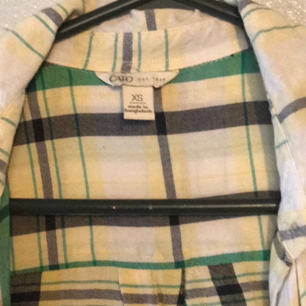 Plaid button down shirt - Picture 2 of 3